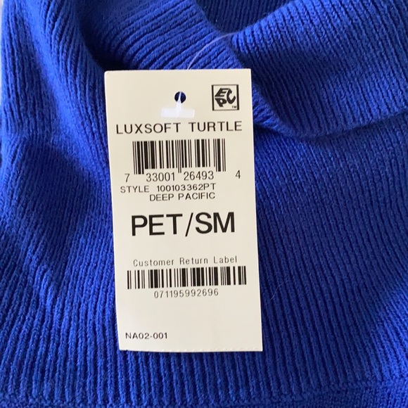 Karen Scott Royal Blue Turtleneck - Picture 4 of 4